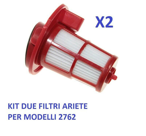 Ariete kit 2 filtri HEPA + supporto retina scopa aspirapolvere Vertical Force 2762